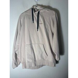 Unlabled Brand Off White Long Sleeve Hooded Skull Sweatshirt sz XL